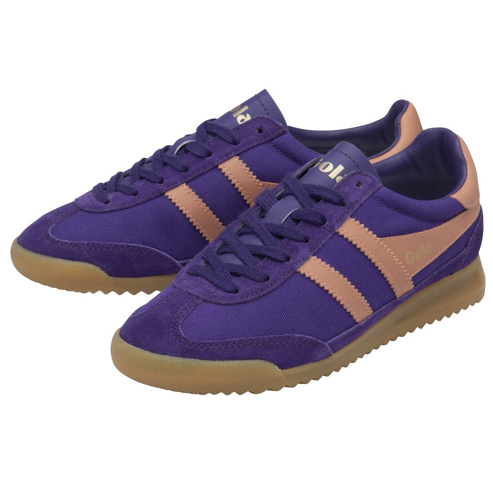 Gola Classics Women's Tornado Sneakers - Royal Purple/Terracotta
