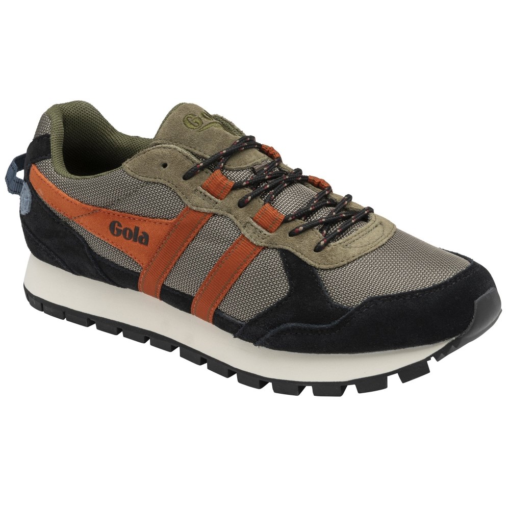 Gola Classics Men's Altitude Sneakers - Khaki/Black/Moody Orange