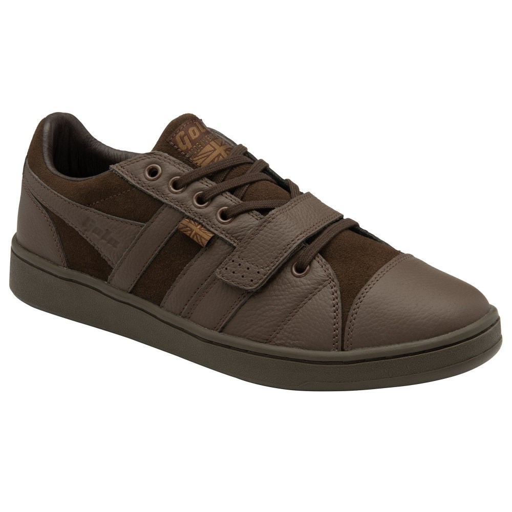 Gola Made in England - 1905 Men's Sentry Engineered Garment Sneakers - Brown/Brown