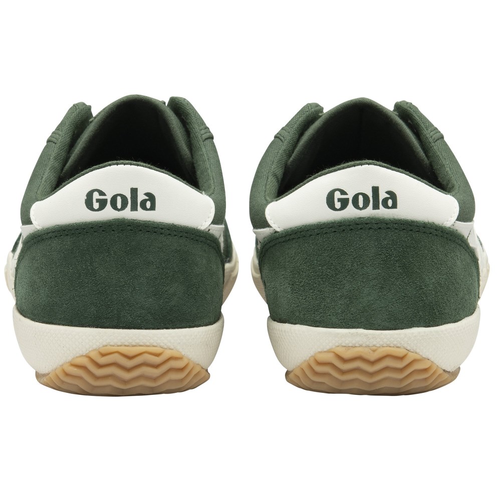 Gola Classics Men's Badminton Plimsoll Sneakers - Evergreen/Off White