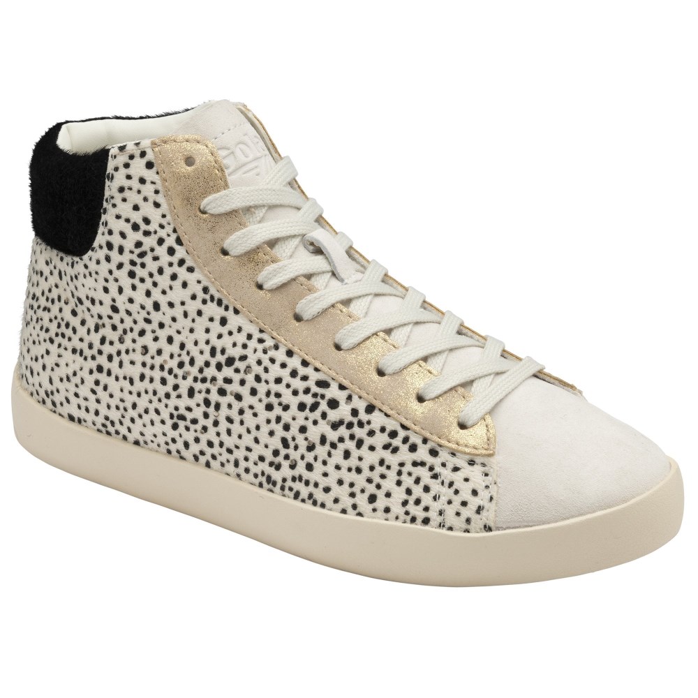 Gola Classics Women's Nova High Oasis Sneakers - Off White/Cheetah