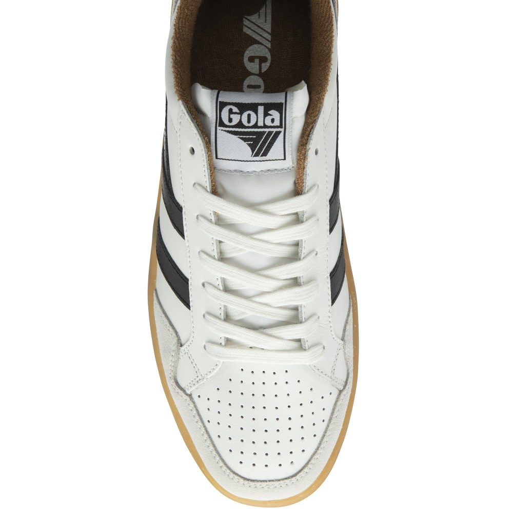 Gola Classics Men's Eagle '86 Sneakers - White/Black/Tobacco/Gum