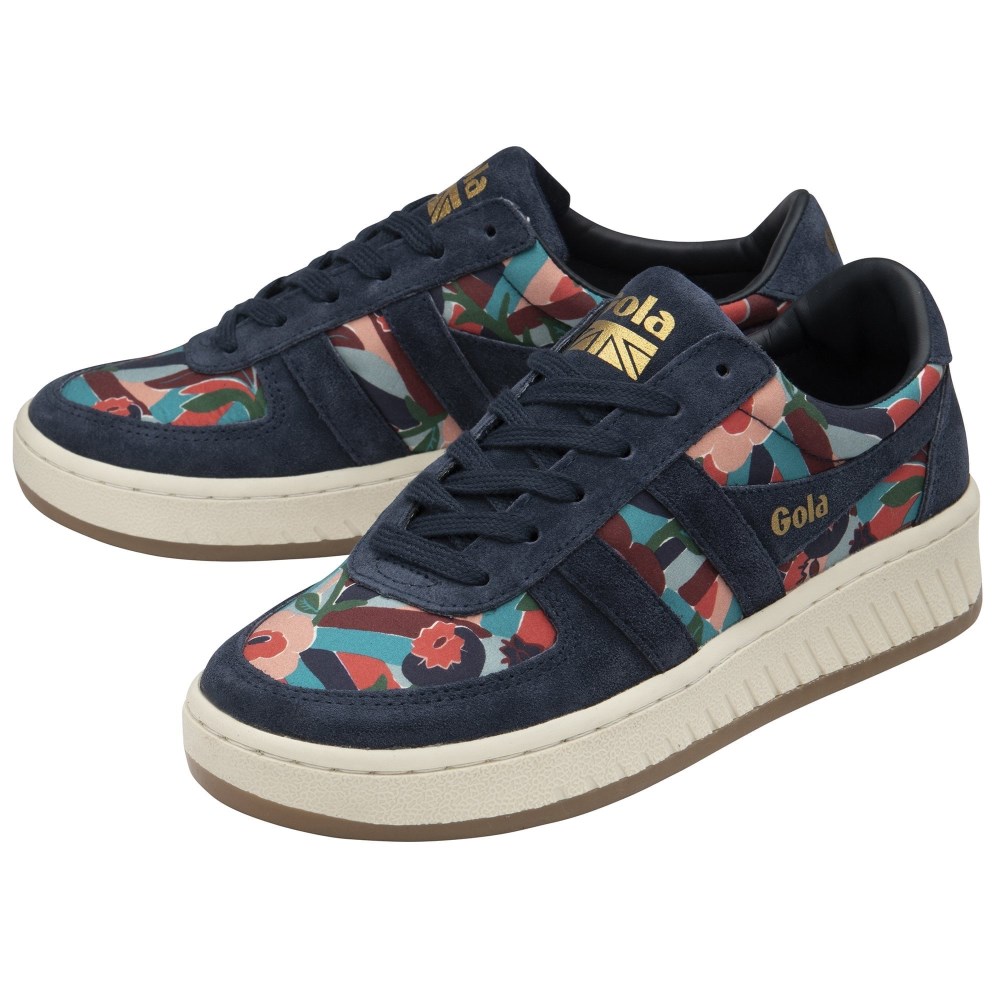 Gola Classics Women's Grandslam LBTY BL Sneakers - Navy/Multi