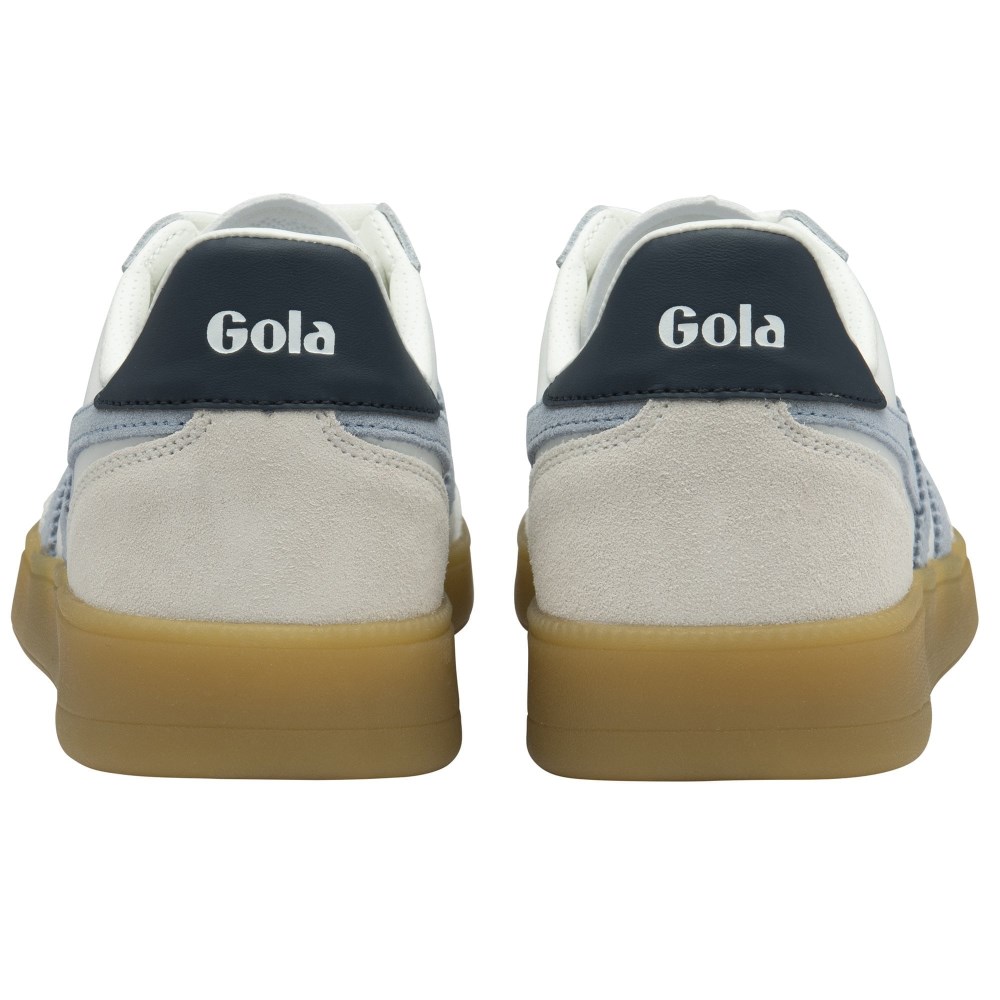 Gola Classics Women's Viper Leather Sneakers - White/Air/Navy/Gum