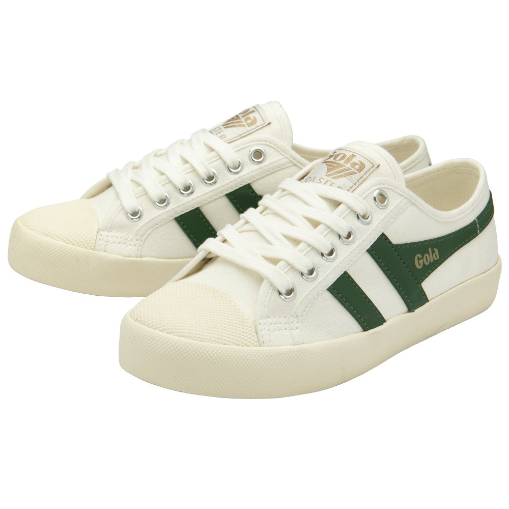 Vegan Gola Classics Women's Coaster - Off White/Green