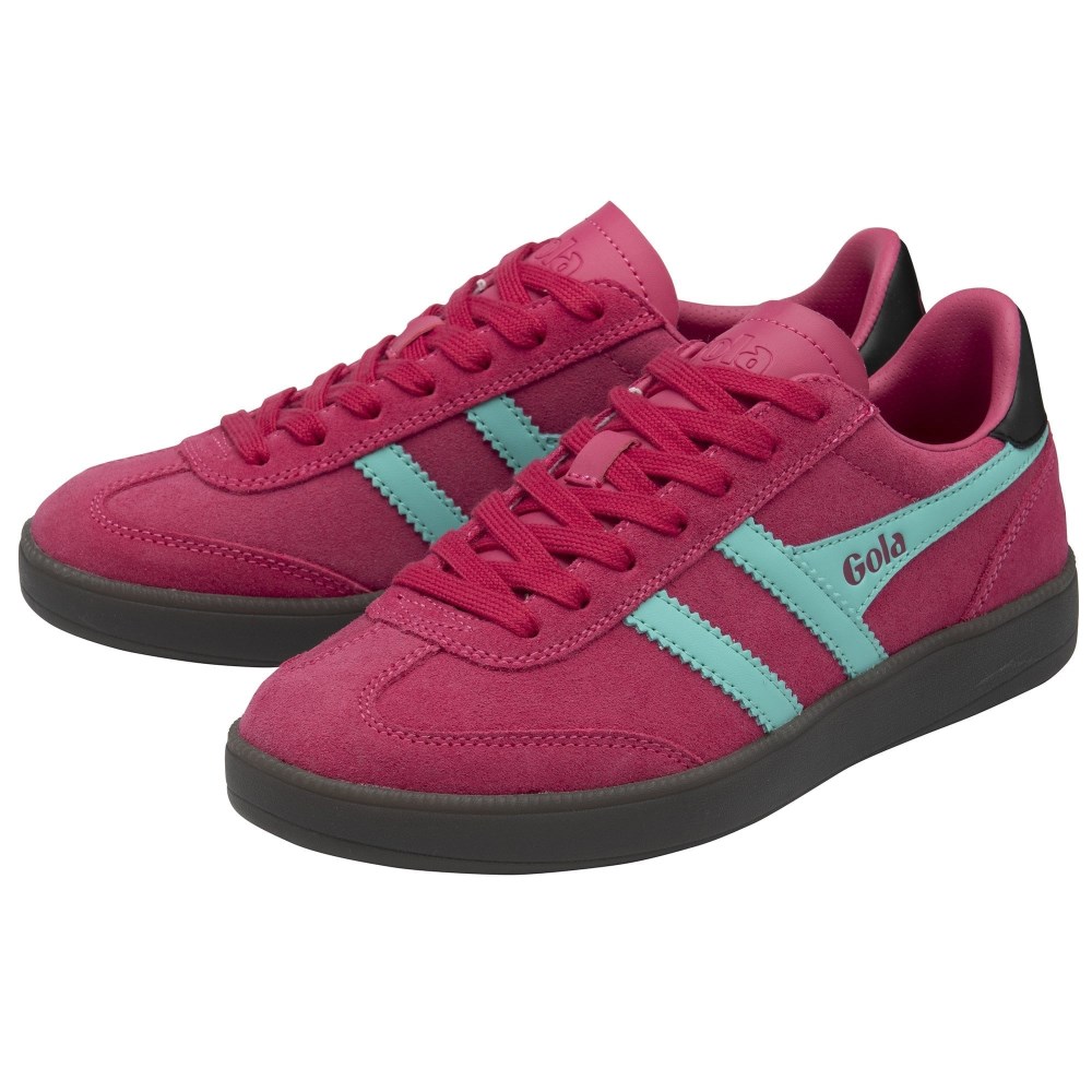 Gola Classics Women's Viper Sneakers - Fuchsia/Sea Mist/Black/Dark Gum