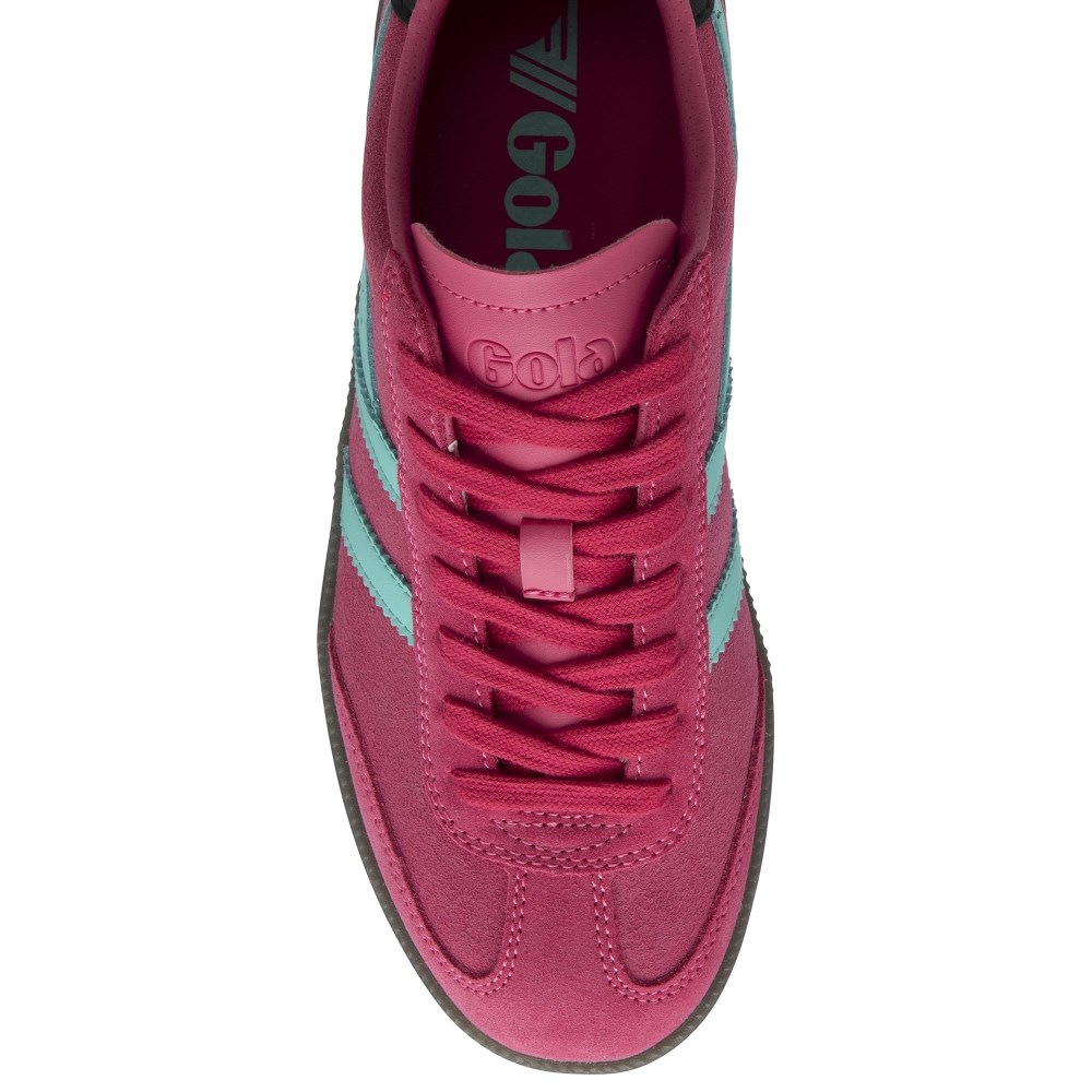Gola Classics Women's Viper Sneakers - Fuchsia/Sea Mist/Black/Dark Gum