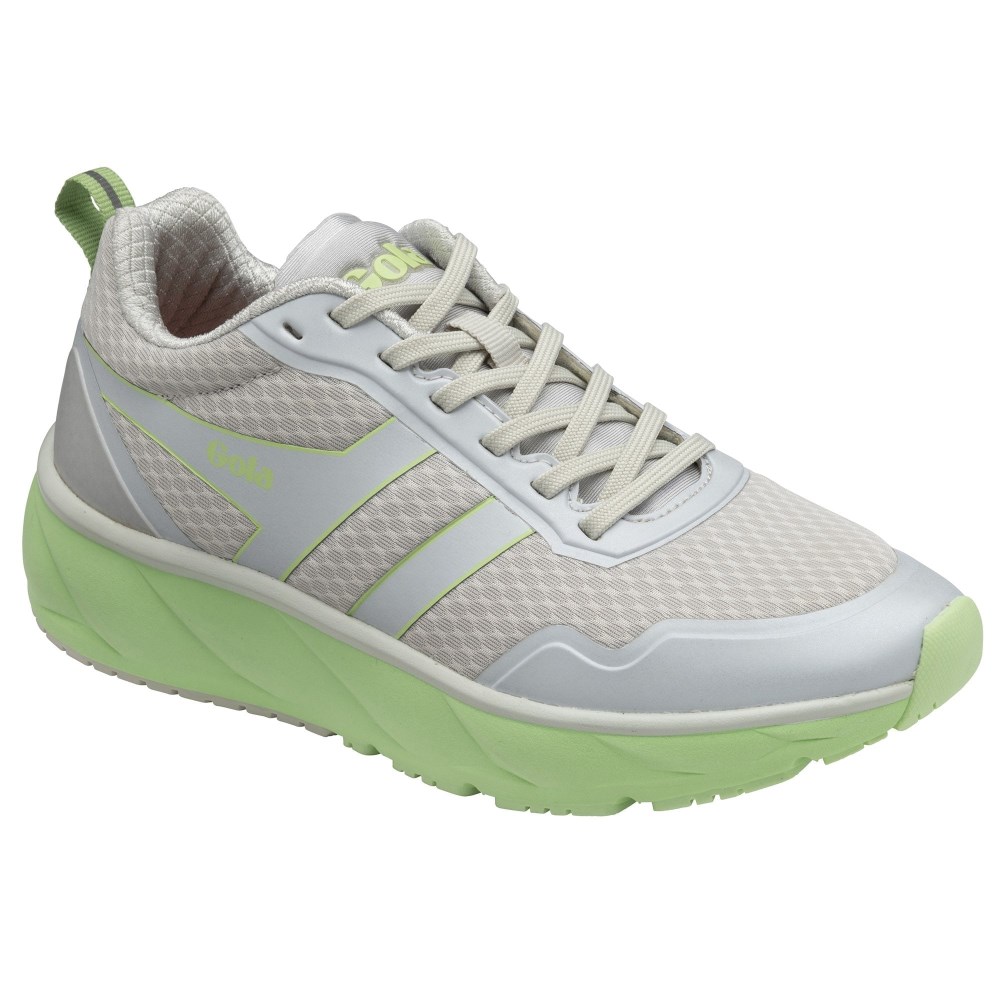 Gola Performance Women's Typhoon Sneakers - Arcade White/Patina Green