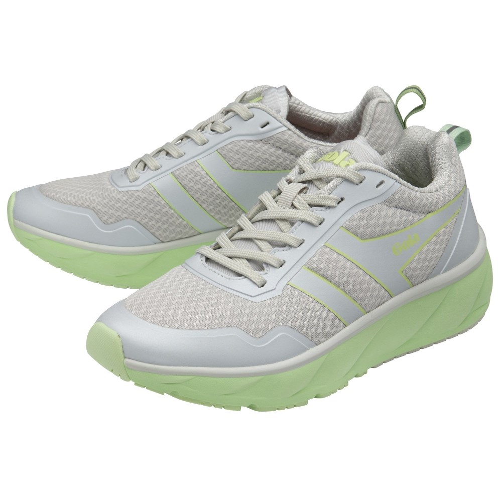 Gola Performance Women's Typhoon Sneakers - Arcade White/Patina Green
