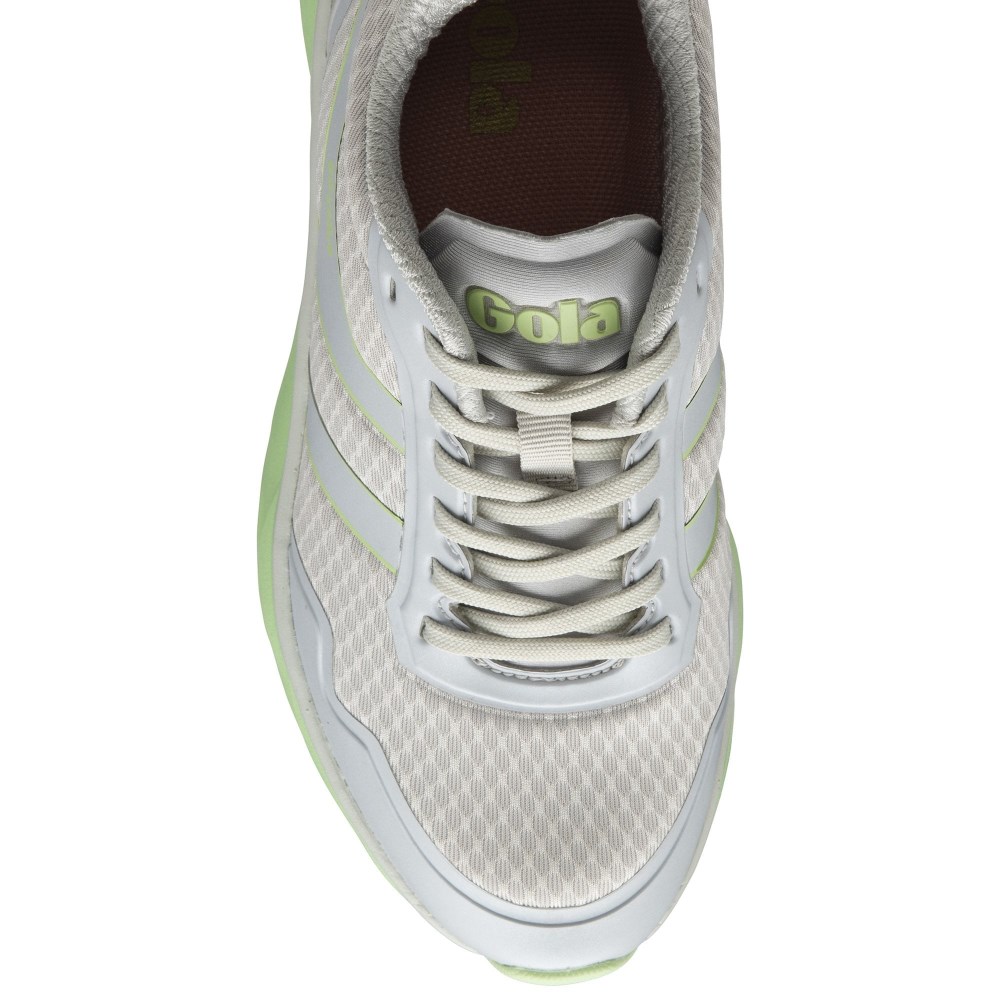 Gola Performance Women's Typhoon Sneakers - Arcade White/Patina Green