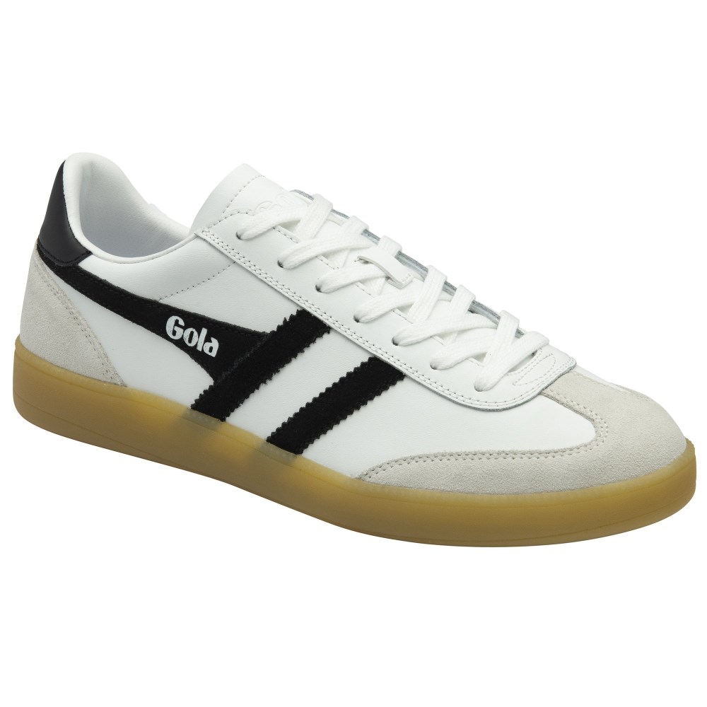 Gola Classics Men's Viper Leather Sneakers - White/Black/Gum