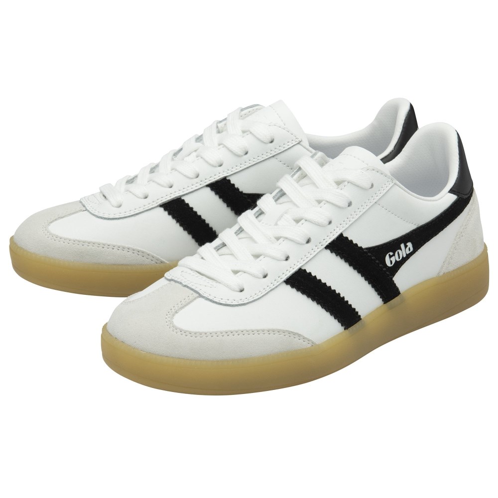 Gola Classics Men's Viper Leather Sneakers - White/Black/Gum