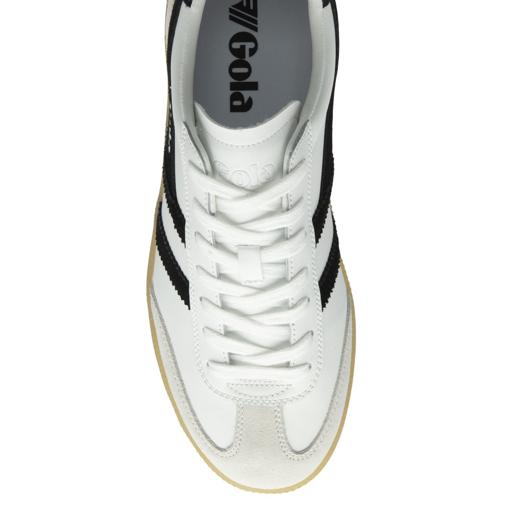 Gola Classics Men's Viper Leather Sneakers - White/Black/Gum