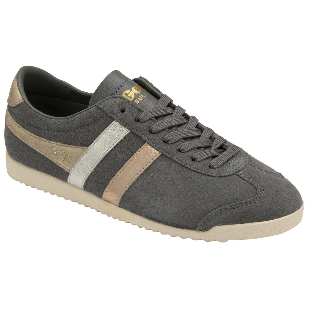 Gola Classics Women's Bullet Mirror Trident Sneakers - Ash/Silver/Gold