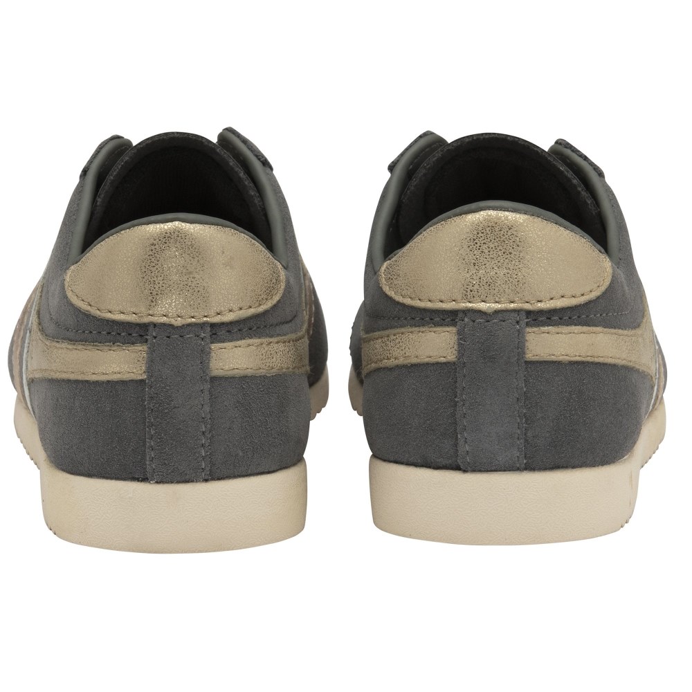 Gola Classics Women's Bullet Mirror Trident Sneakers - Ash/Silver/Gold