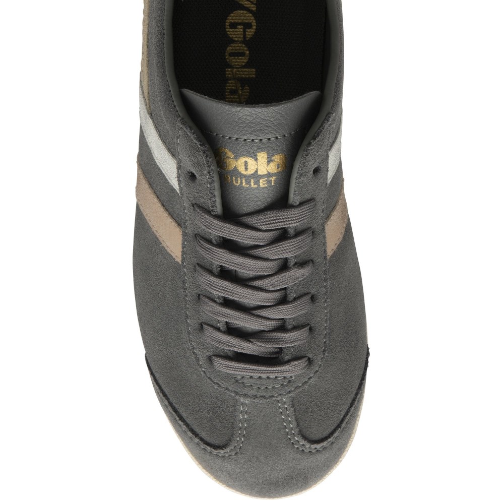 Gola Classics Women's Bullet Mirror Trident Sneakers - Ash/Silver/Gold
