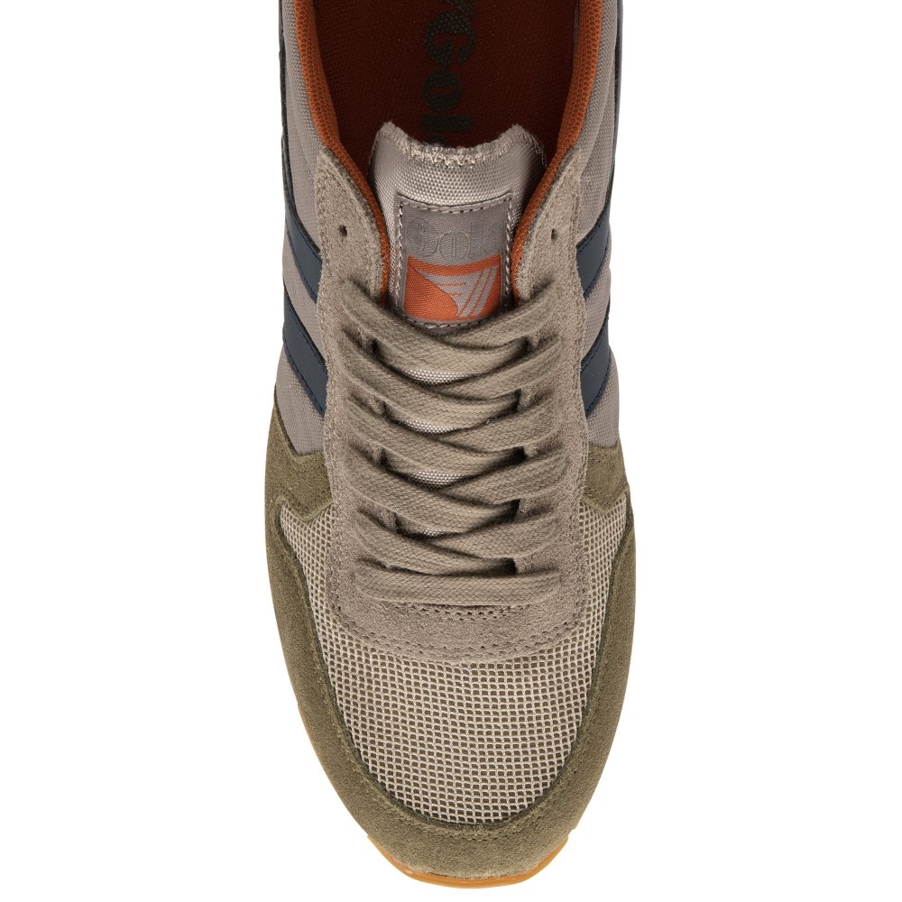 Gola Classics Men's Daytona Sneakers - Rhino/Khaki/Navy
