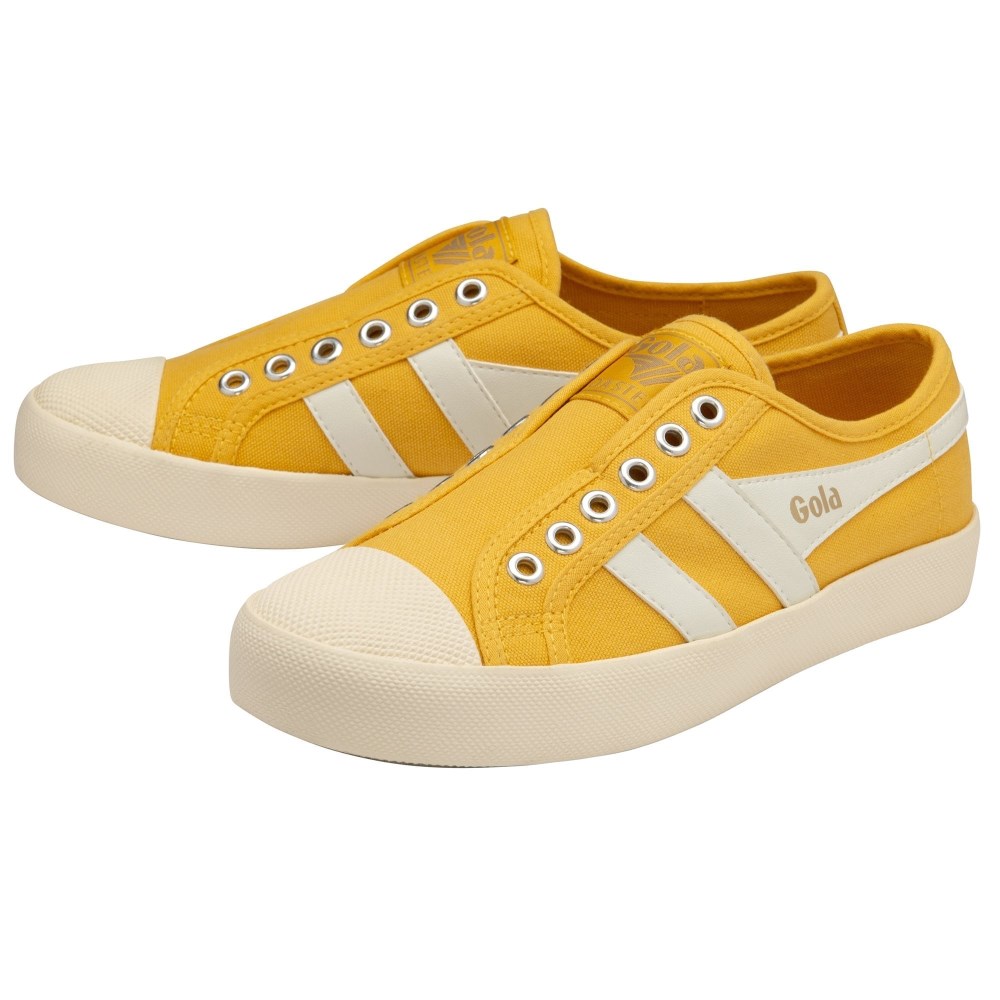 Vegan Gola Classics Women's Coaster Slip - Sun/Off White