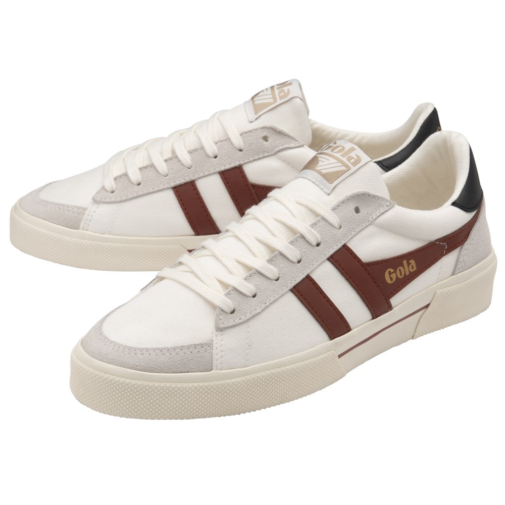 Gola Classics Men's Breakpoint Sneakers - Off White/Rust/Black