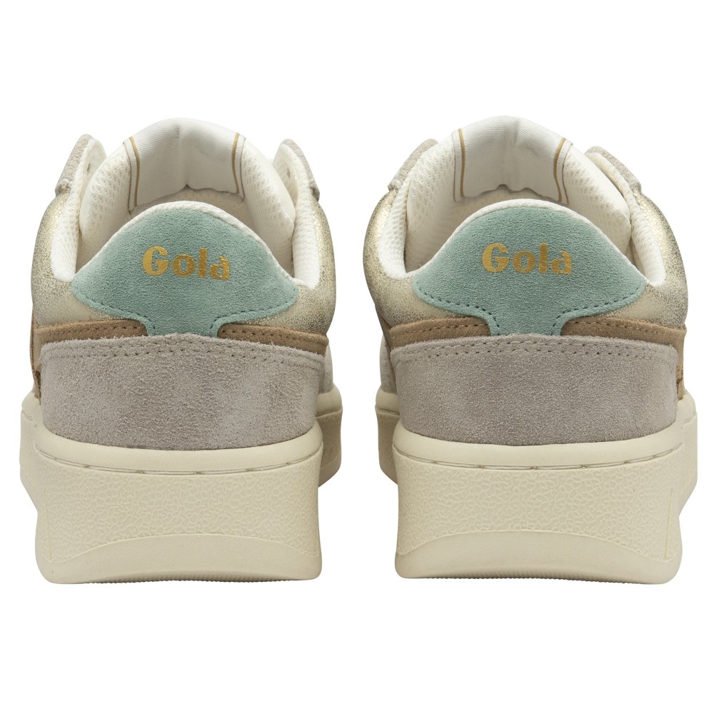 Gola Classics Women's Superslam Blaze Sneakers - Gold/Light Caramel/Green Mist