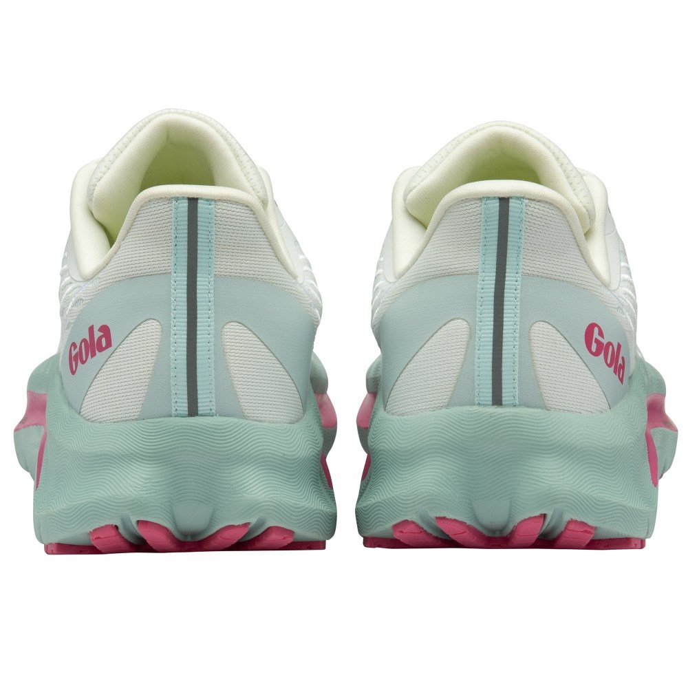 Gola Performance Women's Alzir Speed Sneakers - White/Plein Air/Hot Pink
