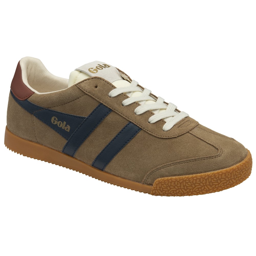 Gola Classics Men's Elan Sneakers - Tobacco/Navy/Rust