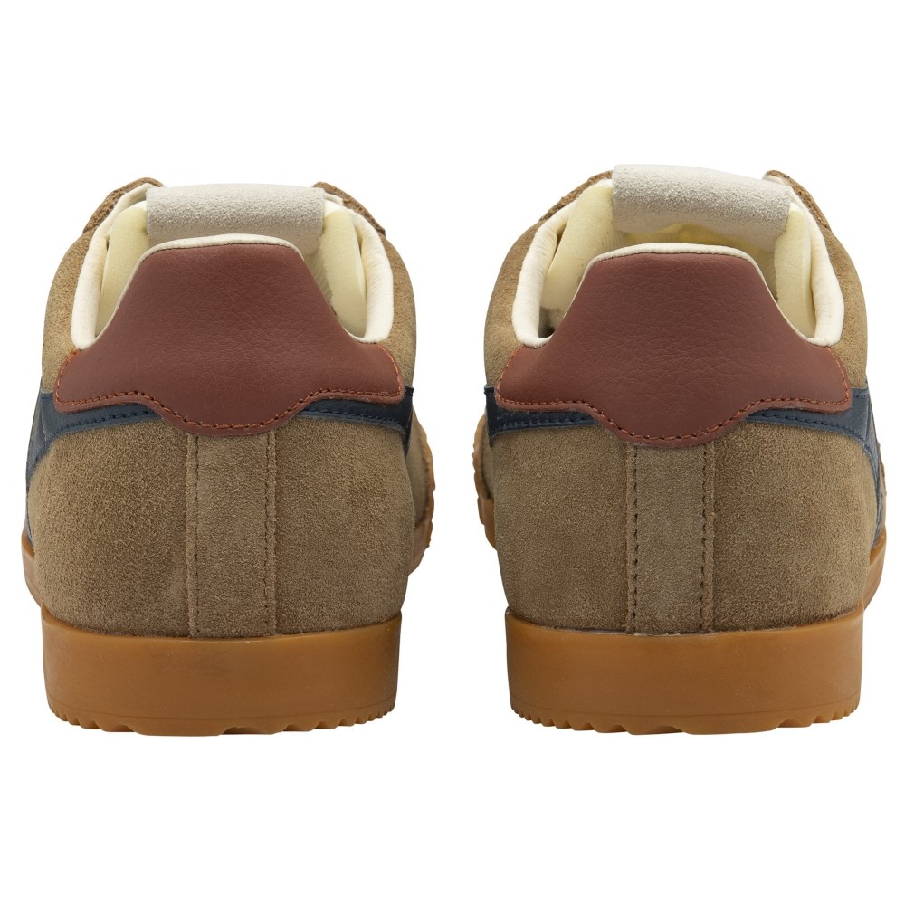 Gola Classics Men's Elan Sneakers - Tobacco/Navy/Rust
