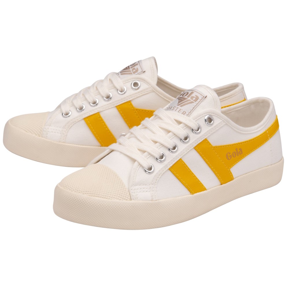 Vegan Gola Classics Women's Coaster - Off White/Sun