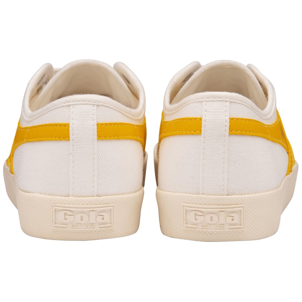 Vegan Gola Classics Women's Coaster - Off White/Sun