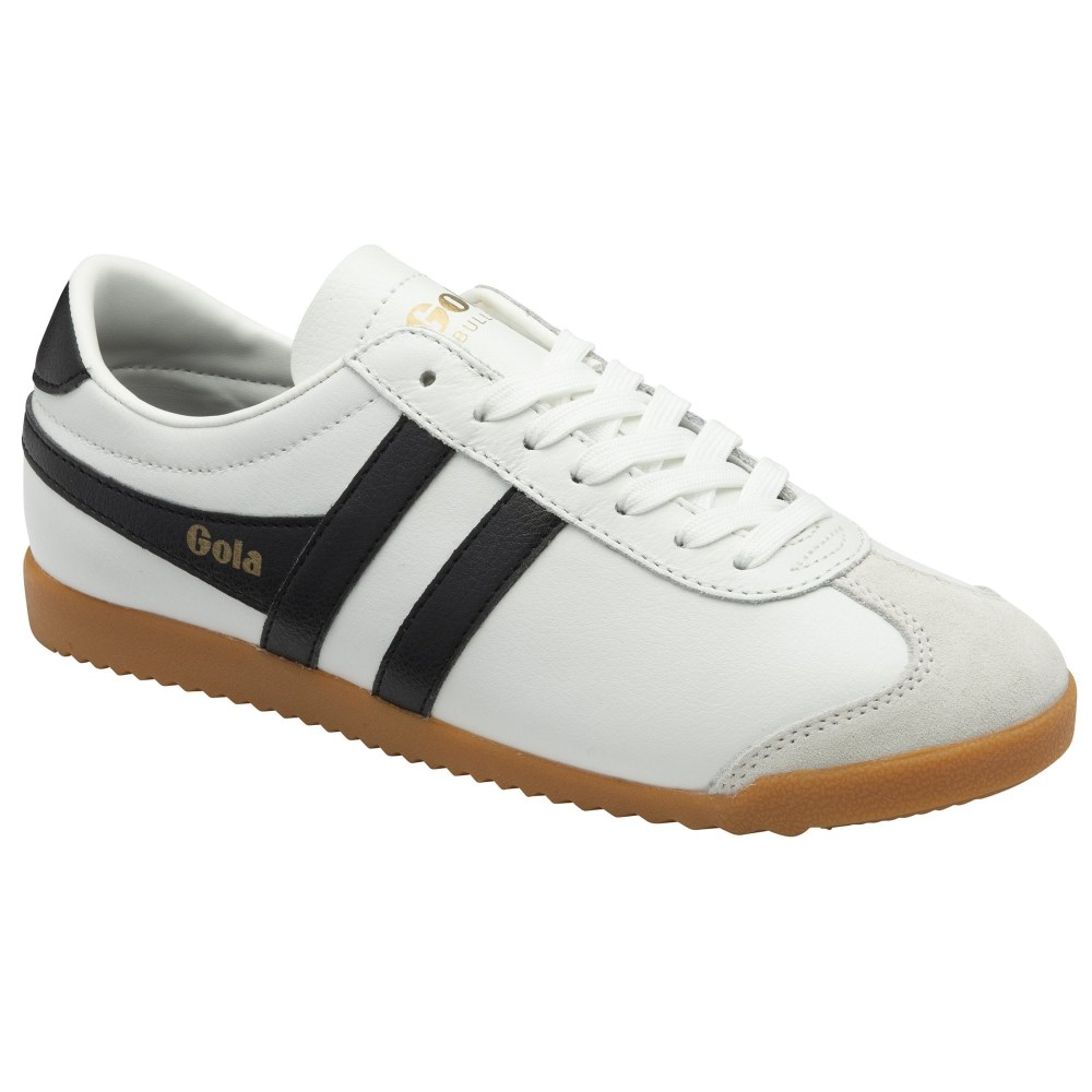 Gola Classics Women's Bullet Leather Sneakers - White/Black/Gum