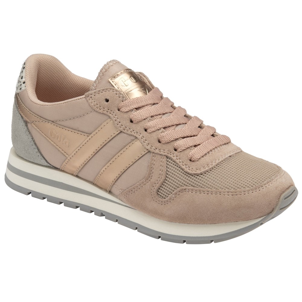 Gola Classics Women's Daytona Jungle Sneakers - Blush Pink/Cheetah