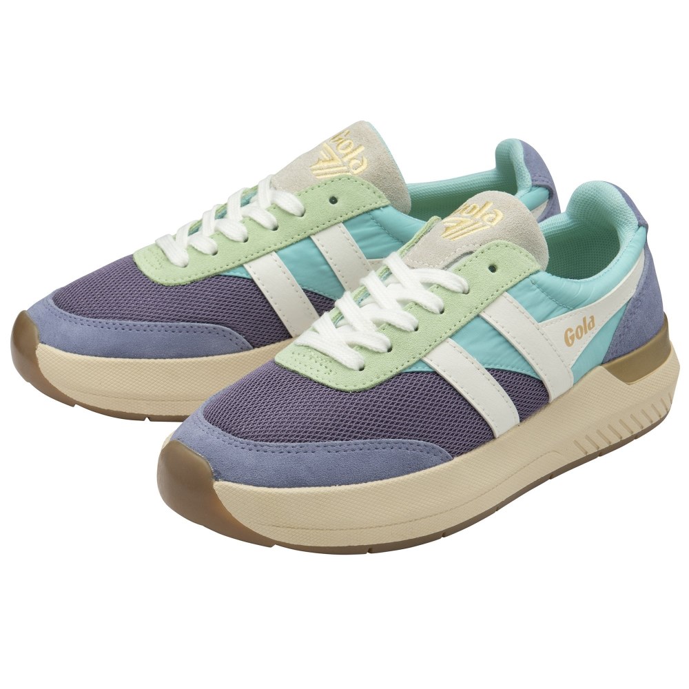 Gola Classics Women's Raven Sneakers - Plum/Sea Mist/Lavender