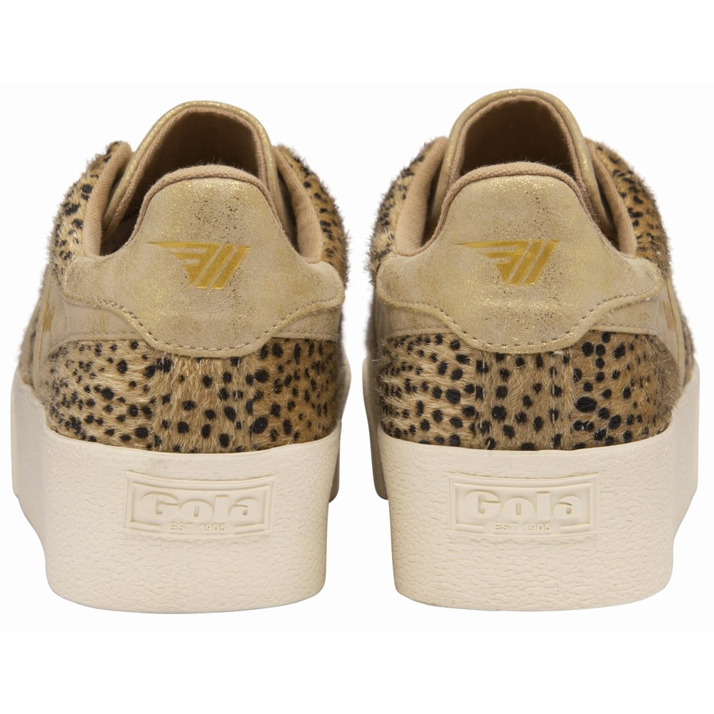 Gola Classics Women's Orchid Platform Savanna - Tan/Gold