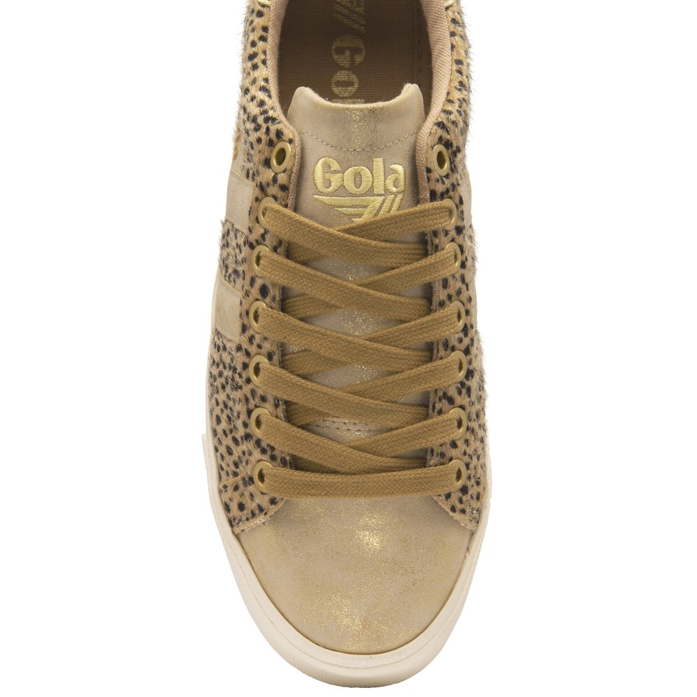 Gola Classics Women's Orchid Platform Savanna - Tan/Gold