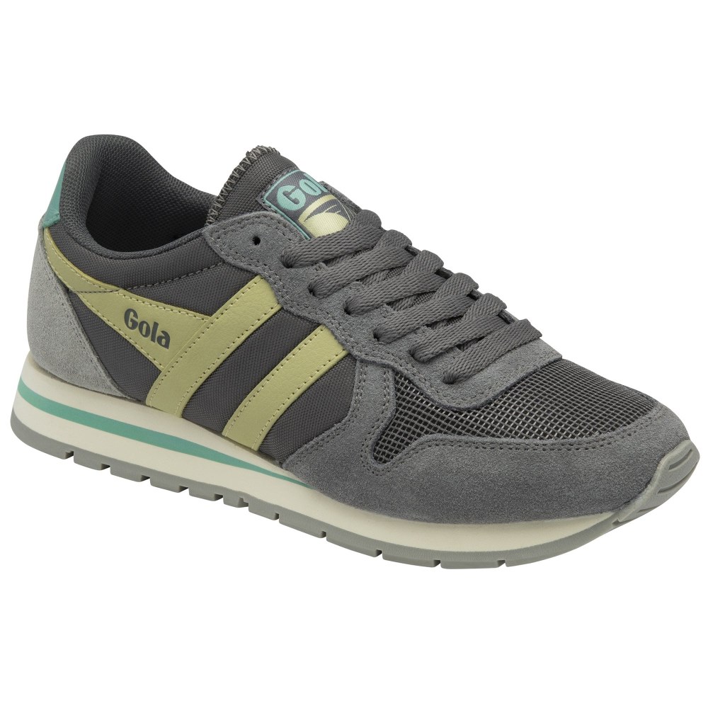 Gola Classics Women's Daytona Sneakers - Ash/Lemon/Sea Mist