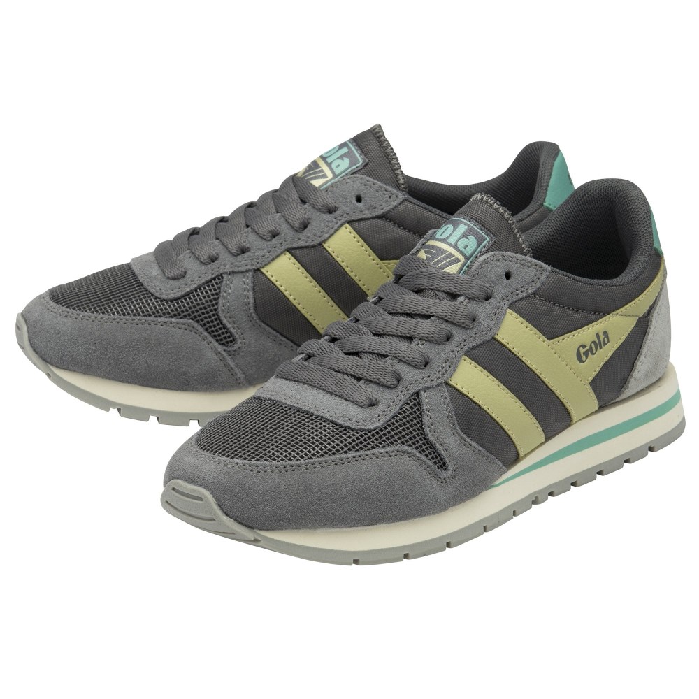 Gola Classics Women's Daytona Sneakers - Ash/Lemon/Sea Mist