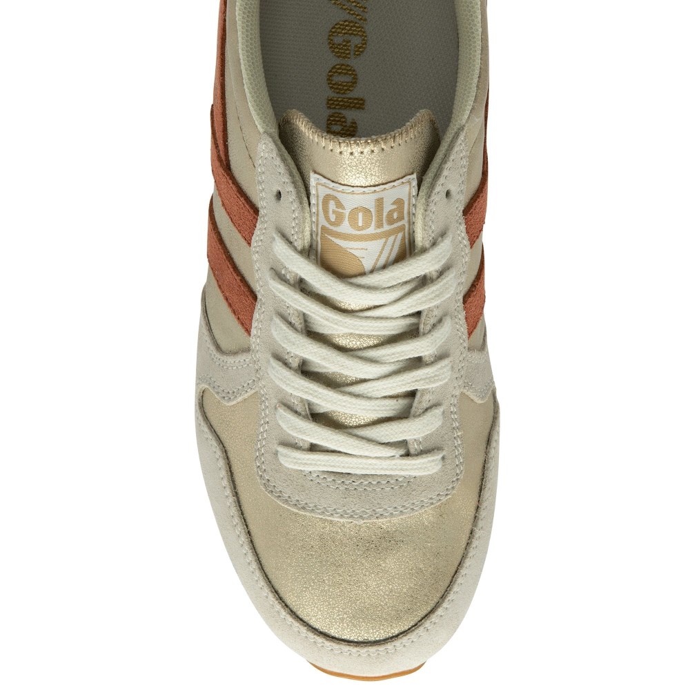 Gola Classics Women's Daytona Blaze Sneakers - Gold/Orange Spice/Sun