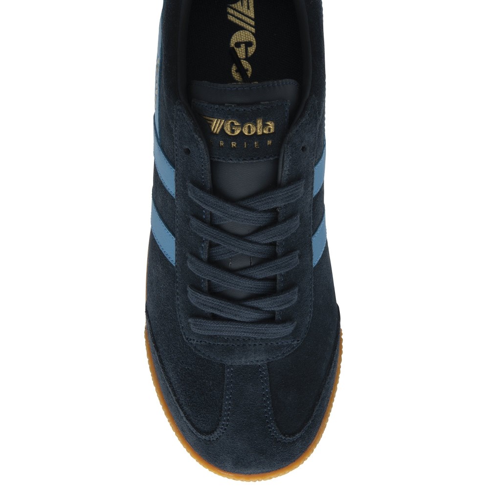 Gola Classics Men's Harrier Suede Sneakers - Navy/Santorini