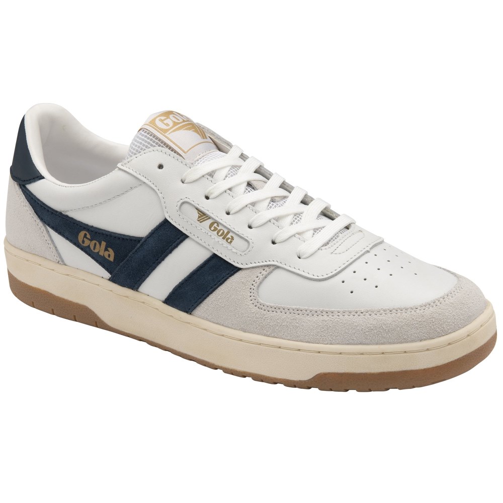 Gola Classics Men's Hawk Sneakers - White/Vintage Blue