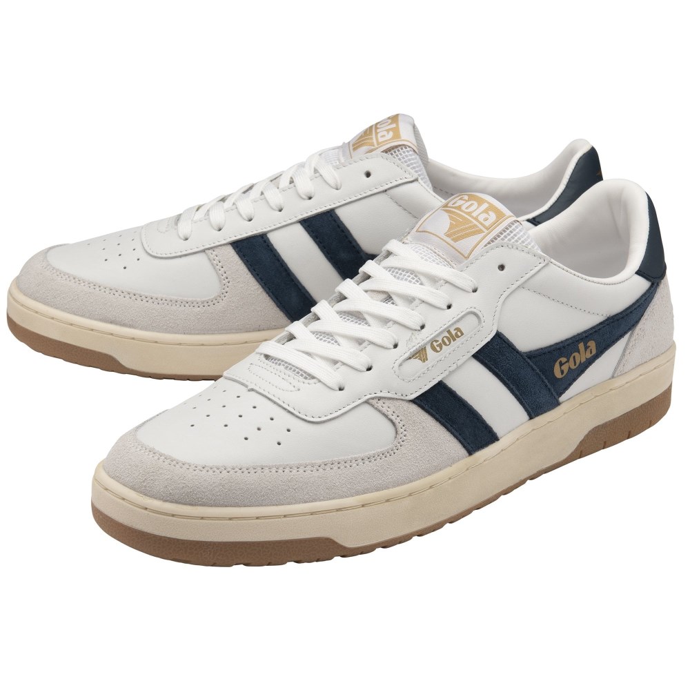 Gola Classics Men's Hawk Sneakers - White/Vintage Blue