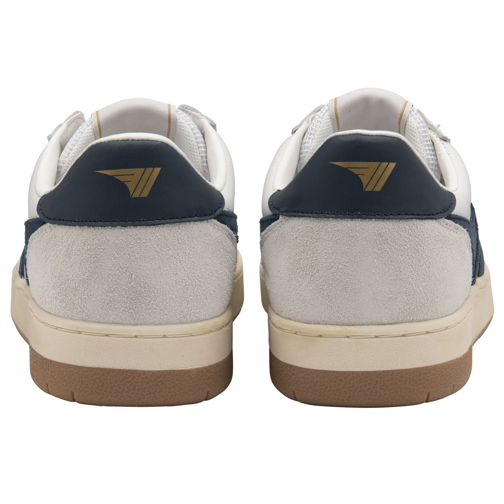 Gola Classics Men's Hawk Sneakers - White/Vintage Blue