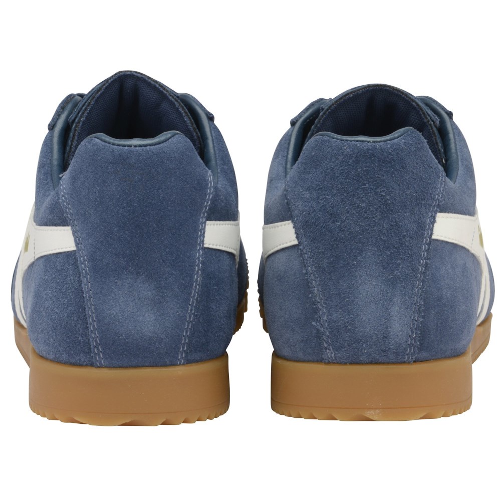 Gola Classics Men's Harrier Suede Sneakers - Baltic/White
