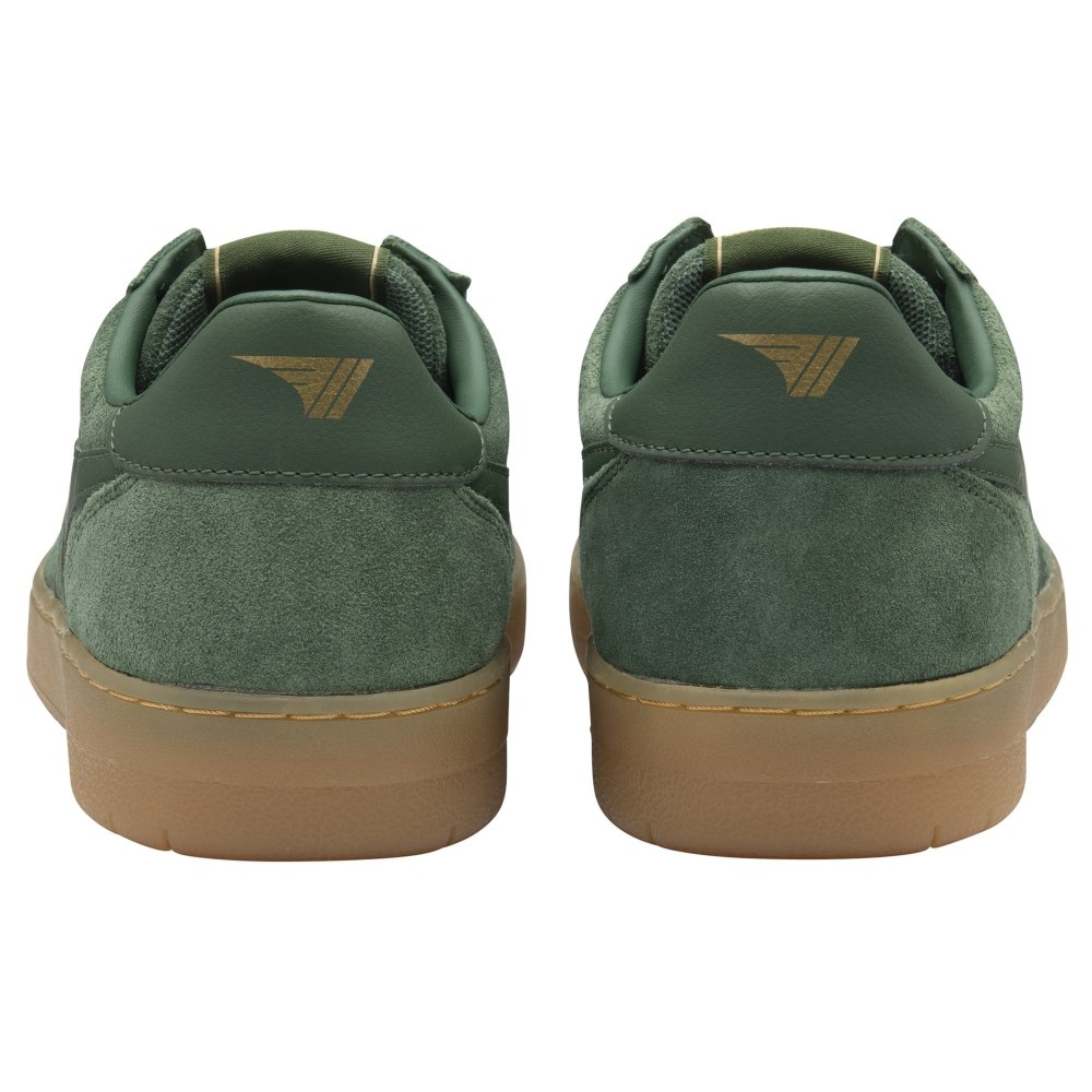 Gola Classics Men's Hawk Suede '86 Sneakers - Evergreen/Gum