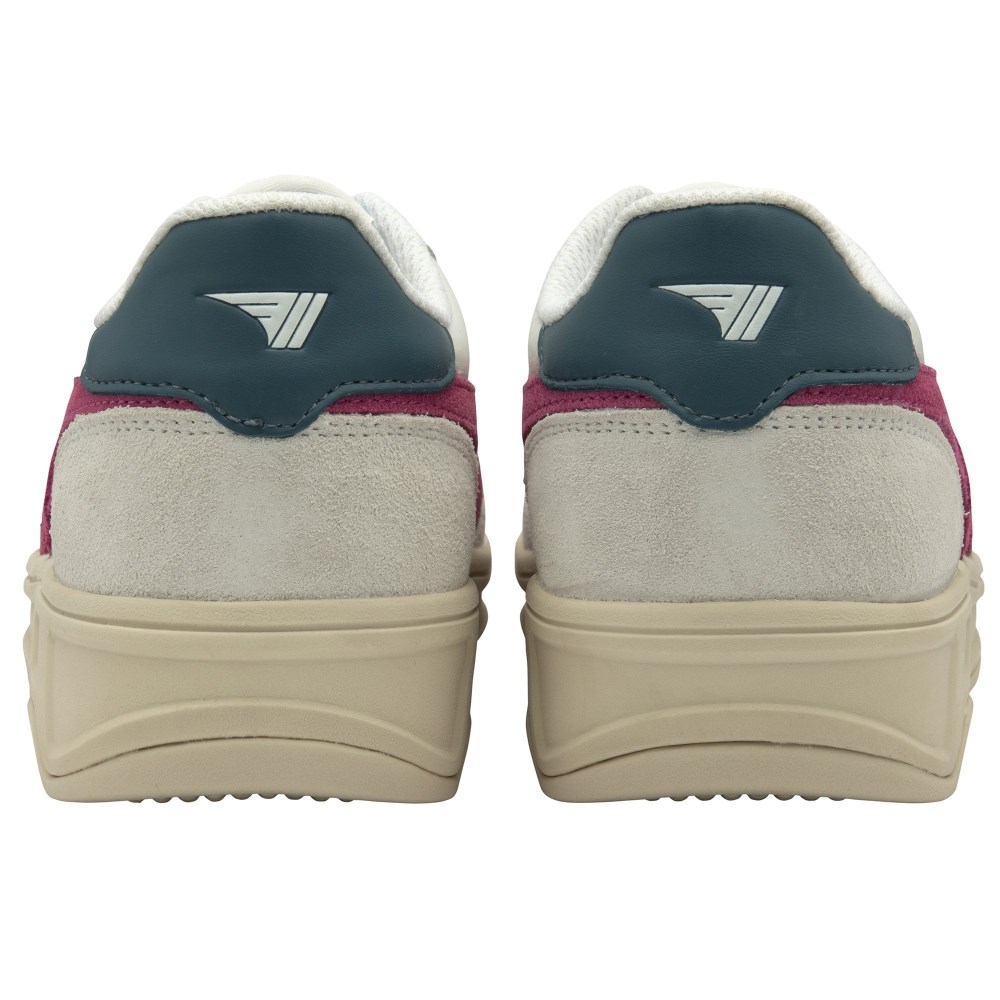 Gola Classics Women's Topspin Sneakers - White/Fuchsia/Peacock