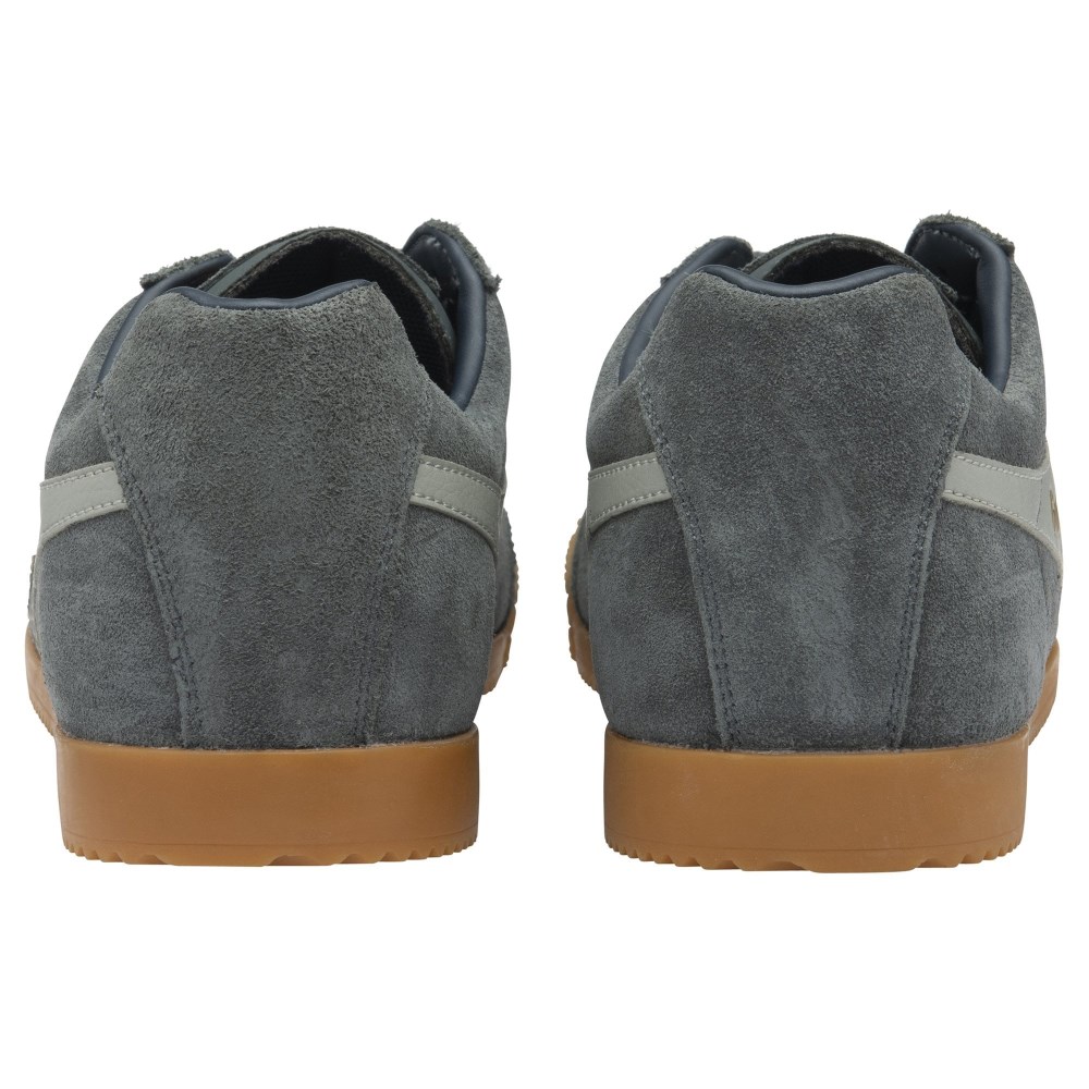 Gola Classics Men's Harrier Suede Sneakers - Storm/Light Grey/Navy