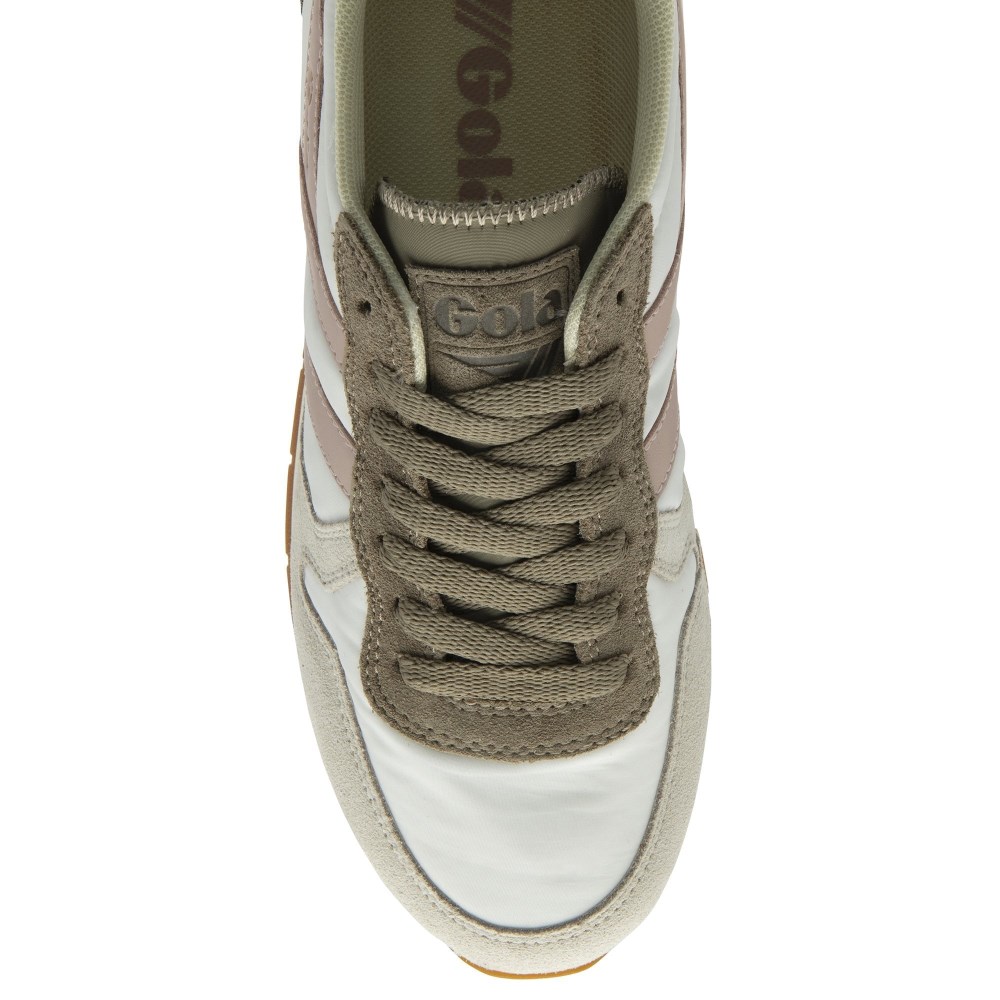 Gola Classics Women's Daytona Chute Sneakers - Off White/Rhino/Chalk Pink
