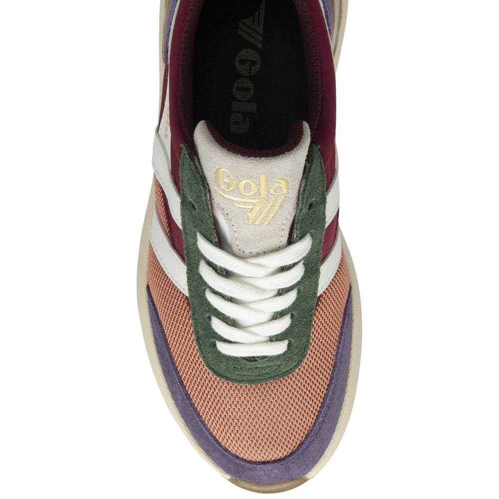Gola Classics Women's Raven Sneakers - Terracotta/Cerise/Plum