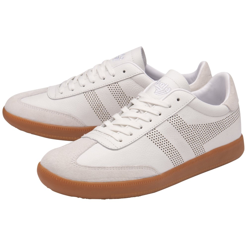 Gola Classics Men's Ace Leather Sneakers - White/Gum
