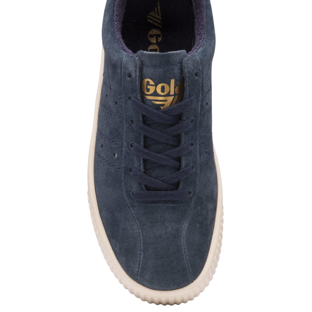 Gola Classics Women's Super Court Suede Sneakers - Navy/Pearl Pink