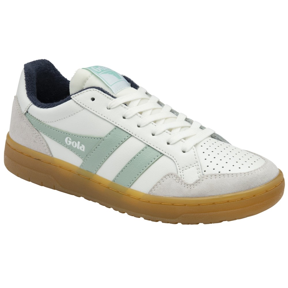 Gola Classics Women's Eagle '86 Sneakers - White/Surf/Navy/Gum